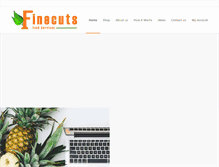 Tablet Screenshot of finecuts.co.za